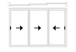 3 Panels – All Moving